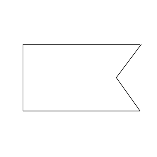 Custom Boat Swallowtail Burgee