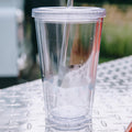 Custom Acrylic Tumbler with Straw