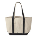 Personalized Boat Silhouette Tote Bags