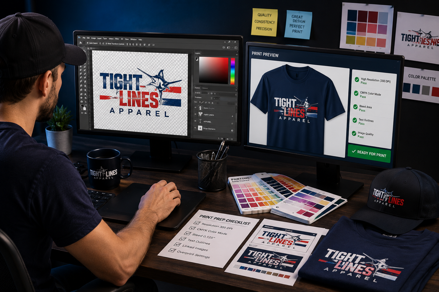 We Prep Your Design For Perfect Printing